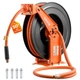 VEVOR Retractable Air Hose Reel 50 FT x 1/2 Inch Air Hose Reel with Double Arm