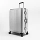 LUGGEX Aluminum Frame Luggage with Spinner Wheels, Zipperless Polycarbonate H...
