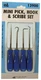 Mini Pick, Hook and Scribe Set 13900 S & G TOOL AID Cutting & Scraping Tools