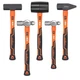 HORUSDY 5PC Hammer Set 16oz 32oz Ball Pein Sledge Mallet Fiberglass Handle