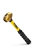 ABC Hammer Brass Hammer 2 Lb. Nonsparking Hammer With 12 Inch Fiberglass Handle
