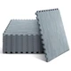 Yes4All Interlocking Foam Exercise Mat, 3/8" Thick, 24"x24", 48 Sq Ft, Grey