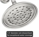 Moen Halle 82971SRN Brushed Nickel Posi-Temp Rain Shower Faucet Set 