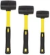 Benchmark - Rubber Mallet Set - 3 Sizes (8 oz, 16 oz, 32 oz) - Durable Low Re...