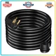 VEVOR 50ft 30A Welder Extension Cord, NEMA 6-50, 250V Heavy Duty Cable