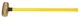 American Hammer AM8BRFG Sledge Hammer, 8 lb., 3" Brass/Fiberglass, 6" Height,