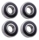 (4 Each) 6203-2RS, 6203LLU, 203PP Sealed Radial Ball Bearing 17X40X12 SpinCo