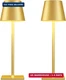 Yogaret 2 Pack Gold Rechargeable Table Lamps,Cordless Lamp with 6000mAh Battery 