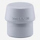 Halder Simplex Mid Gray Rubber Replacement Face Insert, Non-Marring, 1.18"