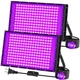 LED Black Light 200W IP66 Waterproof 10ft Plug Switch 2 Pack Purple THECHAM Glow