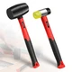 SHALL 2-Piece Rubber Mallet Hammer Set, 16oz Rubber Hammer Mallet & 40mm Doub...
