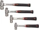Proto 4 Piece Ball Pein Hammer Set, 0.5 to 1.5 Lb Head Weight, Forged Steel