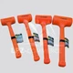 Dead Blow Hammer Set 1LB 2LB 3LB 4LB | Neon Orange | Spark-Free | No Rebound