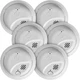 First Alert 9120B6CP/ SMI100-AC Smoke Alarm - 6 Pack
