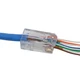 Klein Tools VDV826-729 Pass-Thru&trade; Modular Data Plugs CAT6, 10-Pack