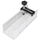 FIRSTINFO Aluminum Miter Box 9.8 Inch 3 Cutting Angles w/ Fixable Screw -US