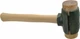 Garland 4 Lb Head 2" Face Rawhide Split Head Hammer Wood Handle