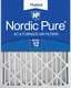 Nordic Pure 20x24x4 (3 5/8) Pleated MERV 12 Air Filter 1 Pack