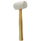 Kraft Tool Fc551 32 Oz. Rubber Mallet, Non-Marring, 2 1/1 In Face Dia., 13 3/4
