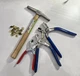 Grommet Pliers Heavy Duty Pittsburgh Tack Hammer Prym Dritz Snaps Leathercraft