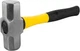 Performance Tool 1935 2Lb Fiberglass Handle Sledge Hammer , Black