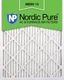 Nordic Pure 20x25x1 (19 1/2 x 24 1/2 x 3/4) Pleated MERV 13 Air Filters 6 Pack