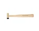 Grace USA BH-4DT - Brass Hammer w/Delrin Tip w/Hickory Handle - 4oz