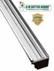 A-M Aluminum Gutter Guard 5" (50 Feet, Mill Finish)