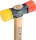 Estwing DFH-12 Red And Yellow Rubber Mallet Hammer 12 Oz