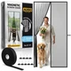 Magnetic Screen Door 81 Inch x 81 Mesh Partition Self Sealing Heavy Duty AUGO