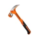 Jorgensen 20 oz Straight Claw Hammer with Magnetic Nail Holder, Rip Claw Hamm...