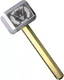 KeyBar Mallet Brass Head Of Brass With Etching Aluminum Handle - OP-ALBRS-MLT