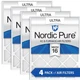20x25x1 (Actual: 19_1/2x24_1/2) Nordic Pure Ultra MERV 16 Air Filters 4 Pack