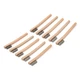 Steelman Stainless Steel 1200 Bristle Wire Brush with Wood Handle, 10-Pack 42563