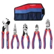 WORKPRO Pliers Set, Premium Cr-V Construction, Includes 6 5-piece, &lrm;red, Blue 