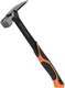 Klein Tools H80918S Smooth Face Framing Hammer with Straight Claw, 18-Ounce Forg