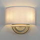 Yosoan Linen Fabric Cloth Boho Aged Brass Gold Wall Sconce Stairwell Fixture ...