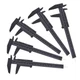 TamBee Plastic Vernier Caliper, 150mm Mini Caliper for 6 to 7.9 Inches, Black