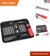 Durable Tool Kit with 11 Bits and Ratcheting Handle - Perfect for Maintenance