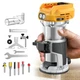 Cordless Compact Router for DeWalt 20V Battery (Bare Tool) 800W Brushless Wood R