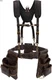 OX Pro Oil Tanned Leather Framing Rig with Padded Suspenders Carpenter Tool Belt