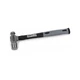 Titan 63016 24oz Ball Pein Hammer, Forged Steel Head, 13.5" Shock Absorbing
