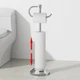RUMOSE Toilet Paper Holder Stand for Floor, Polished Chrome Bathroom Free Sta...