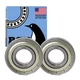 Ball Bearings 2Pk 6203 ZZ Chrome Steel Sealed 17x40x12mm High RPM Durable
