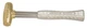 American Hammer AM15BRAG Brass Alloy Non Marring Industrial Hammer, 1.5 lb.,