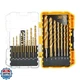 DEWALT Titanium Nitride Coated Drill Bit Set, Pilot Point, 21-Piece (DW1361)