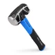 REAL STEEL Sledge Hammer, 3lb Drilling Club Hammer for 1 PC, Black and Blue 