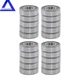 20Pcs 6203-2RS Deep Groove Ball Bearings 17mm Inner Dia 40mm OD 12mm Bore Sealed