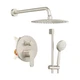 Gabrylly Shower System, Slide Bar Shower Faucet Set with High Pressure 10" Ra...