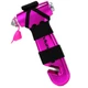 Dlvkavo Window Breaker, Emergency Escape Hammer, 3-in-1 Breaker & Pink 